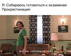 Are you challenging me? meme #2
